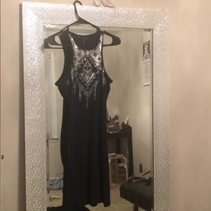 Express sequin dress